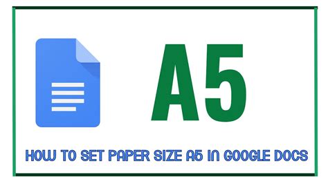 Google docs a5