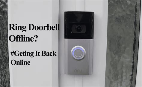 Common Reasons for Nest Doorbell Offline Issues. Several factors can contribute to your Nest doorbell going offline. Understanding these common reasons will help you troubleshoot and resolve the problem effectively. Some possible causes include: Weak Wi-Fi Signal: A weak or unstable Wi-Fi signal can cause intermittent offline issues for your .... 