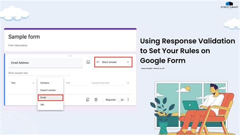 Google form response validation email address.  Feb 27, 2023 · Google Forms is a great...