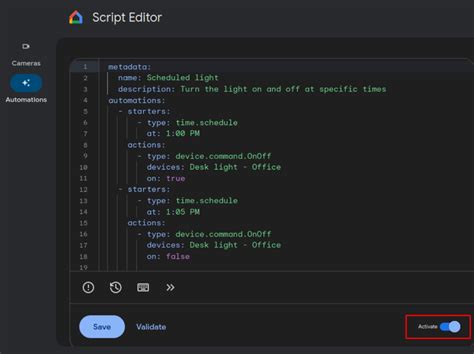 Google home automation script.  Google Home's new script editor allows you to program your own a...