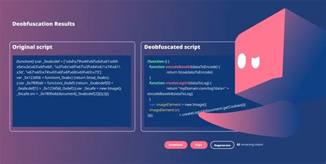Google javascript deobfuscator.  Jul 23, 2025 · Software obfuscation, particul...