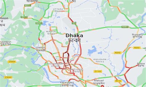 Google map live traffic dhaka.  This allows Google to analyse the total...