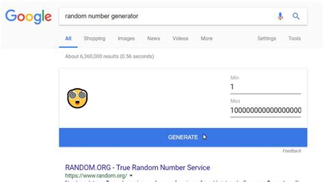 Google number generator random. Here are ten of the best. 1. Calculator.net Random Number Generator. First on this list comes Calucaltor.net’s Random Number Generator. If you’re looking for something with some solid options for big numbers and a couple of different choices of generator, then this is a great choice to do so. 