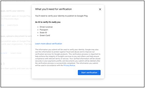 Google play console verification documents.  This help content & informatio...