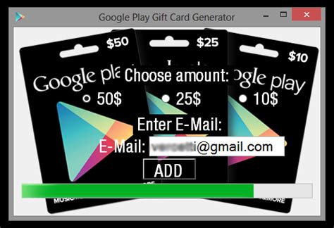 Google play gift card generator. First off, this is not a magical promo code generator, so don't be deceived by the title! This application helps you generate a customized and shareable Google Play-themed gift card image in seconds. Useful to anyone looking to gift someone a promo code with a personal touch. 