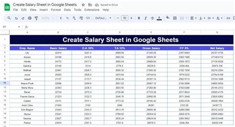 Google salary sheet.  Our customizable options offer professional quali...