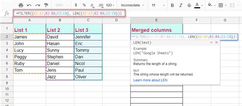 Google sheets combine columns vertically.  Learn how to combine data from...