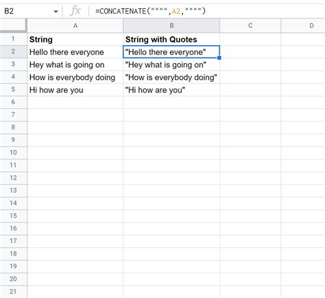 Google sheets escape single quote.  Learn how to add quotes around text in Google ...