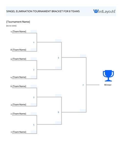 Google sheets tournament bracket template.  Print Free Single Elimination Tournament Bracket T...