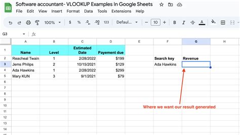Google sheets vlookup.  The VLOOKUP formula follows a specific When you need...