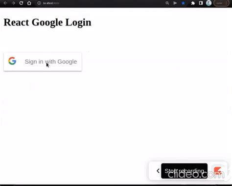 Google sign in button react.  In this article, we'll be exploring how to create a Goog...