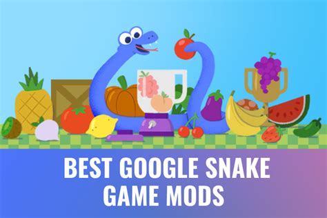 Google snake game mods. Google Snake Menu Mods. This is probably the best Mod in Google Snake Game. It brings up a custom menu where you can change numerous things like the map or background color, change the characters, & more. You can even alter the speed and character motions with this mod and there are a lot more things for you to explore. 