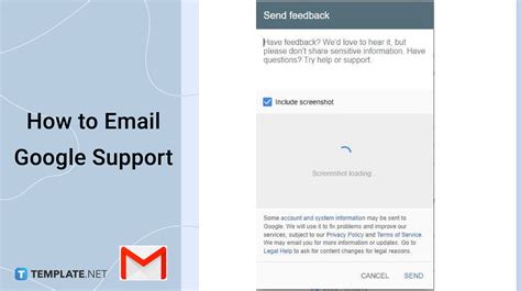Google support email