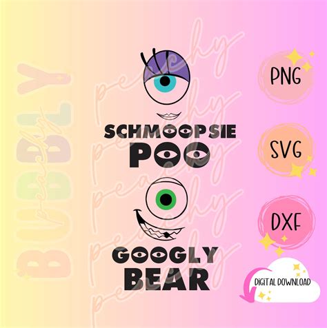 Googly Bear and Schmoopsie Poo Svg - Etsy