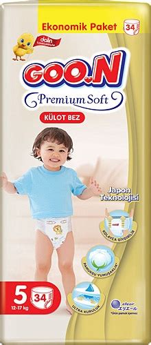 Goon Premium Soft 5 Numara 34'lü Külot Bez .