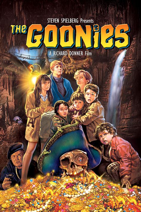 The Goonies is a 1985 American adventure comedy film directed and co-produced by Richard Donner from a screenplay by Chris Columbus based on a story by Steven Spielberg and starring Sean Astin, Josh Brolin, Jeff Cohen, Corey Feldman, Kerri Green, Martha Plimpton, and Ke Huy Quan, with supporting roles done by John Matuszak, Anne Ramsey, Robert .... 