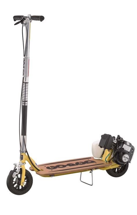 Goped liquimatic. This is a barely used yellow Liquimatic Go-Ped®. This is just like the Sport®, except this model has a Hydraulic Torque Converter Drive Assembly, which creates a smooth power transfer to the friction 