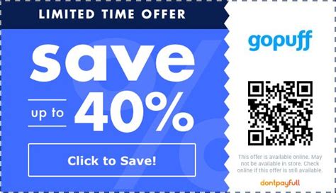 OFF Up To 45% Off GoPuff Items - Sitewide You have found the best deal today: Up to 45% off goPuff items - Sitewide. Go to your shopping cart and see if it fits …. 