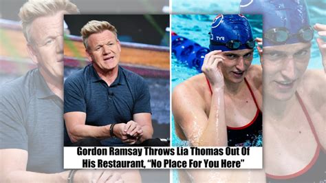 In a world that’s constantly cooking up controversies, celebrity chef Gordon Ramsay has supposedly added his own spice to the mix. In what can only be described as a culinary clash of titans, Ramsay, known for his fiery temperament and choice language, reportedly showed Lia Thomas, the famous trans swimmer, the exit door of his …