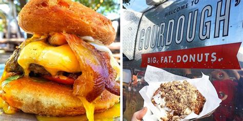 Gordoughs - You'll find more than two dozen great doughnuts at Gourdough's, but the Black Betty is the reigning queen. It's filled with blackberry jam, glazed with cream cheese icing and topped with cake-mix ... 