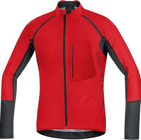 Gore cycle wear. Revolutionary membrane construction eliminates face fabric preventing a chilling effect. Ergonomically shaped collar. Dropped tail. Minimal pack volume. Back zip pocket. Reflective details. Weight: 174 grams. MAIN: 100% Polyamide (with Gore-Tex membrane at face) PANELS: 44% Polyester, 37% Polyamide, 19% Elastane. Technology Overview. 