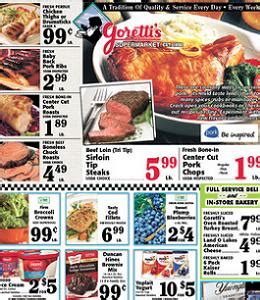 Goretti's supermarket flyer. Advertising with flyers is a great way to get the word out about your business or event. Flyers are an inexpensive and effective way to reach a wide audience. Here are some tips fo... 