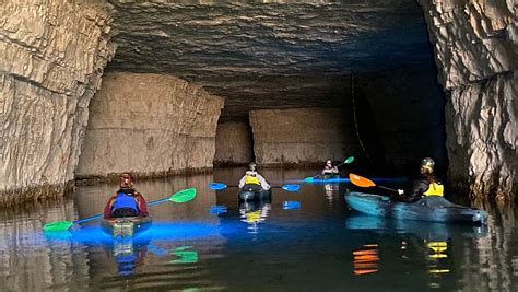 Gorge underground. Underground Kayak Tours. The Gorge Underground provides one-hour guided kayaking tours. You’ll kayak in the mine under the gorge while the guide illuminates features throughout the underground. It’s a fantastic way to see unique aspects of geology with provided equipment and tandem kayaks. The age … 