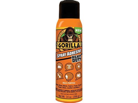 Gorilla spray adhesive multi purpose.  Gorilla Spray Adhesive is heavy dut...