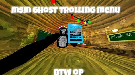 Gorilla tag ghost trolling mod menu. Compare. GripMonke v2.0.1. Just a quick recompile with new DLLs copied from the gorilla tag data, to make sure lighting and other junk isn't going to go wack. No actual code changes other than a version bump. Assets 3. Jan 7, 2022. lunakittyyy. 2.0. 9ee5952. 