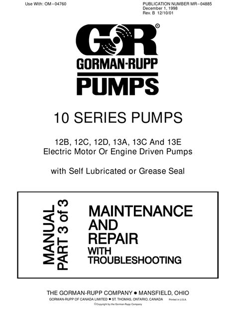 Gorman rupp pump manuals series 10. - Electrical contractors association labor estimating manual.