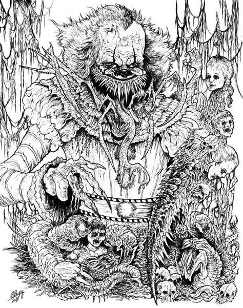 Gory Coloring Pages