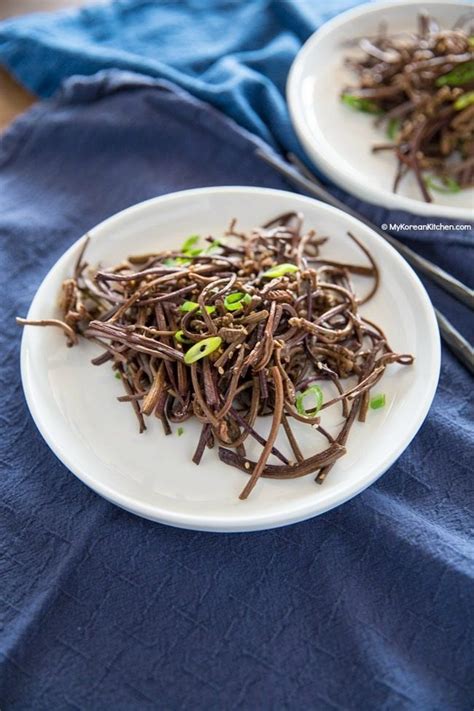 Gosari Namul, Fernbrake or Bracken Side Dish - Crazy …