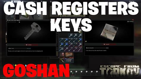 Goshan cash register. Cash register TAR2-2 is a Loot Container in Escape from Tarkov . Description Bigger than the standard Cash register, has a 2x2 grid that only spawns stacks of Roubles . Loot … 