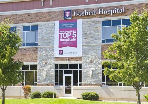 Goshen hospital indiana. We offer laboratory services at two locations in Goshen. Goshen Hospital. Monday – Thursday, 7:00 a.m. to 5:00 p.m. Friday, 7:00 a.m. to 4:00 p.m. Closed Saturday and Sunday. Goshen Imaging Center. Monday – Friday, 7:00 a.m. to 4:00 p.m. Closed weekends and holidays. Whether you need screening, test interpretation, or biopsy interpretation ... 