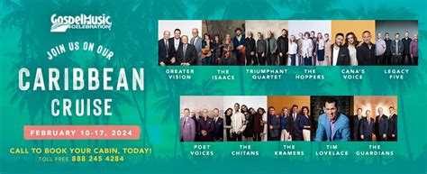 There's still time to join us next year for the #GospelMusicCelebration Caribbean Cruise! ️. 