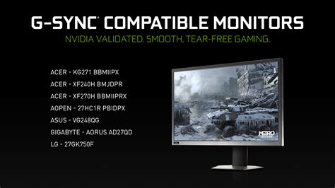 Got a G-Sync Compatible monitor, how to use/settings? - Nvidia