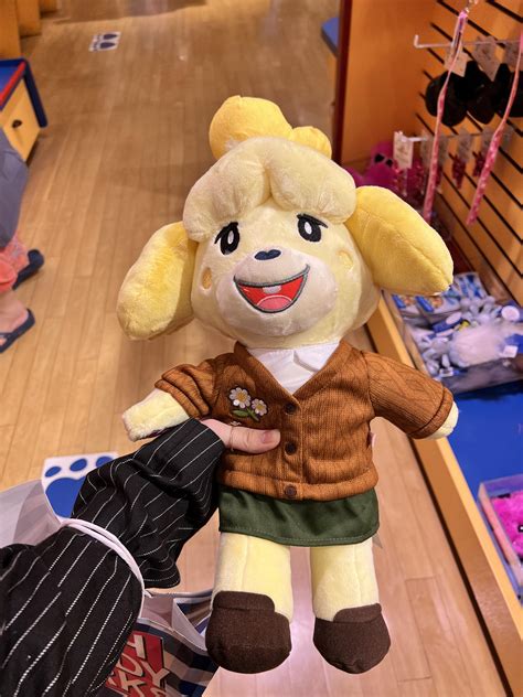 Got the Isabelle plush, from build a bear today with her voice in it 💕💕