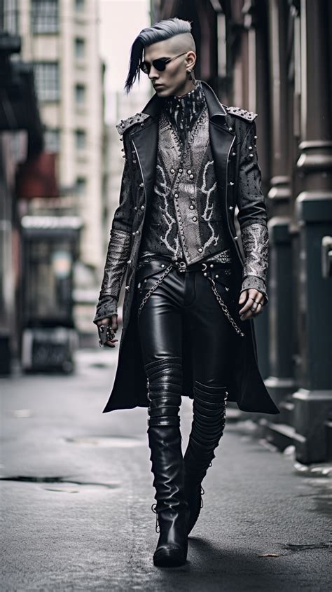 Goth fashion for guys. February 2, 2017, 7:56am. Snap. Last year, we debuted a fascinating video called 40 Years of Goth Style, which explored the evolution of women's clothing, hair and make-up styles … 