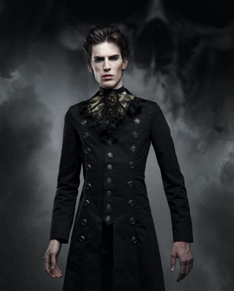 Goth male fashion. Men Hellraiser Dark Coat Goth Steampunk Long Men Coat, Black gothic jacket, gothic jackets for men, heavy gothic clothing, jacket for men (872) Sale Price $139.67 $ 139.67 