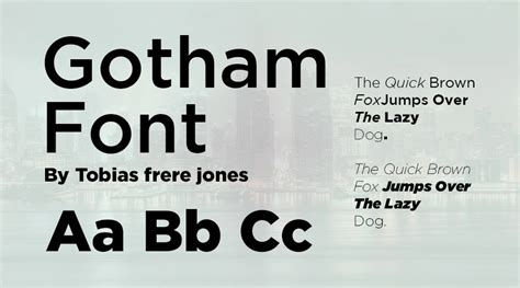 Gotham Font Download Dafont File