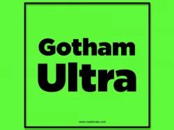 Gotham Ultra: Baixar Fonte Grátis MaisFontes