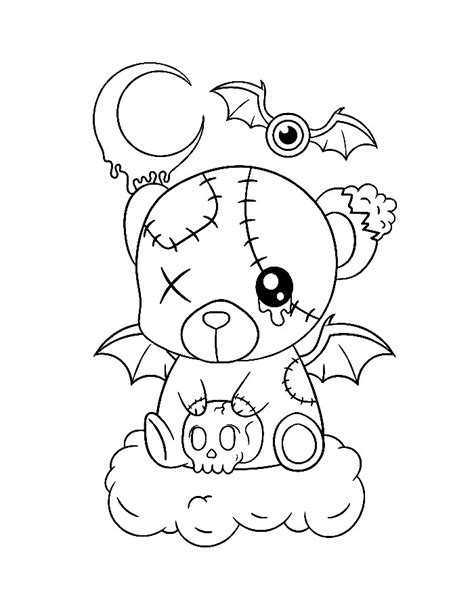 Gothic Coloring Sheets