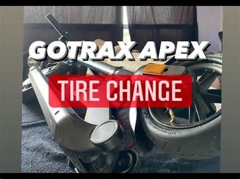 quick video showing how to easily remove the tire for the gotrax G4 electric scooter