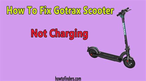 Gotrax scooter not charging. When this happens, the scooter’s brain doesn’t get the right signal, and your scooter might not accelerate like it should. Checking the Hall Sensor. Here’s how you can check if this is the problem and potentially fix it: 1. Open the Throttle ... Gotrax Scooter not Charging: Common Causes and Fixes. 2. Reconditioning the Battery (Optional) 