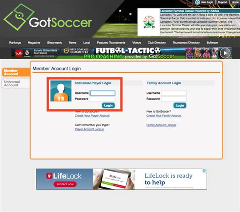 How to Register. First click the REGISTER HERE button for the program (left column). ALL current Florida players have a GotSoccer account. DO NOT make a new account. If you have your login - login to the Individual Users - Existing Account in the bottom right. If you do not have your login - click the Player Password Lookup in the same box.. 