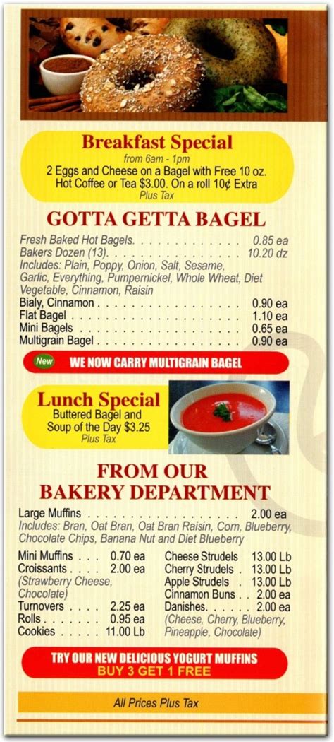 Gotta get a bagel. Delivery & Pickup Options - 243 reviews of Gotta Getta Bagel "the bagels here are usually a little hard, no matter when you arrive, so ask for them toasted and you'll be OK. a good selection of spreads, including flavored tofu, which flies high with me. again, no soy milk for the coffee, so vegans/lactose intolerants beware! but an OK bagel place overall." 