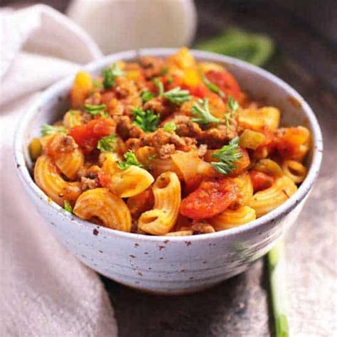 Goulash Recipe Single Serving One Dish Kitchen