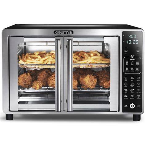 Gourmia air fryer oven. The Gourmia Air Fryer Toaster Oven boasts an impressive array of features that cater to various cooking needs. Its sleek design and compact size make it a perfect fit for any kitchen, whether spacious or limited. The appliance comes with a generous 12.6-quart capacity, allowing you to cook large meals or accommodate multiple dishes … 