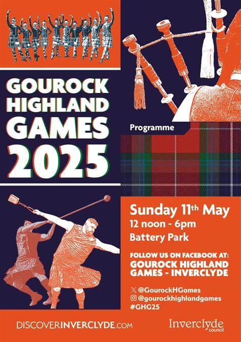 Gourock highland games 2026. .  At this year&rsquo;s Gourock Highland Games, there will be p...