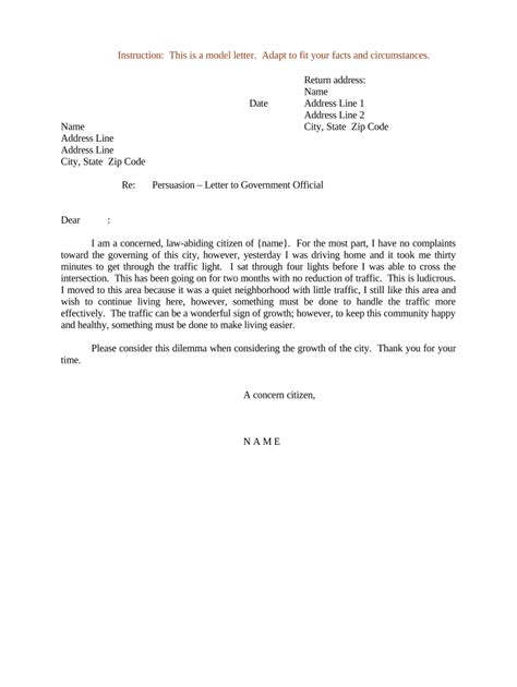 Gov letter format. What is the address format of a letter to an office through a lesser office? How do I write a letter of appreciation to a governor? Use a formal letter format and state your case … 